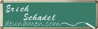 Erich Schadel Visitenkarte